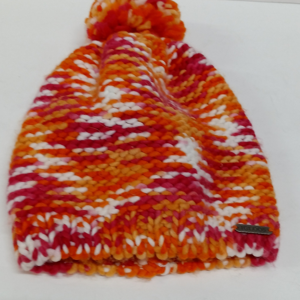 IGLOOS Kids Knit Hat Cap with Partial Fleece Lining